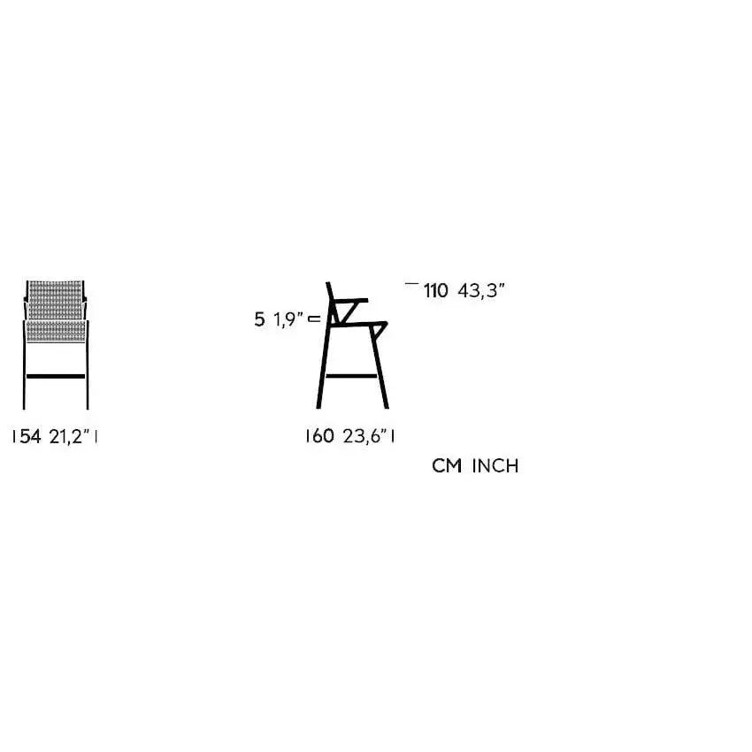 Vieques - Barstool | Kettal | JANGEORGe Interior Design