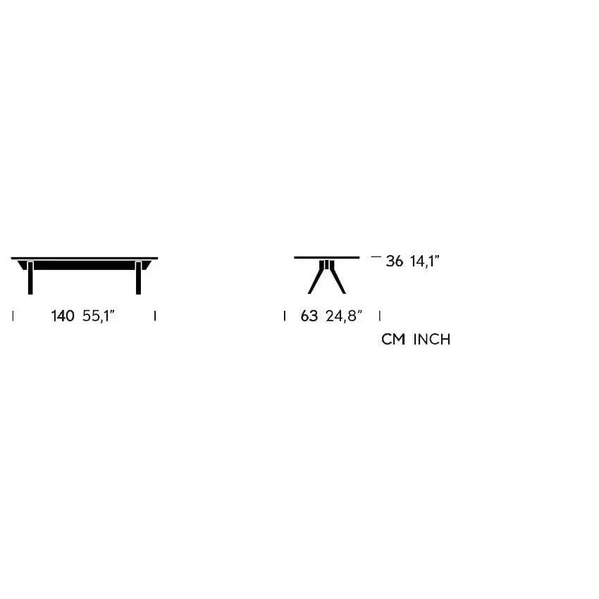 Vieques - Centre Table 140x63 | Kettal | JANGEORGe Interior Design
