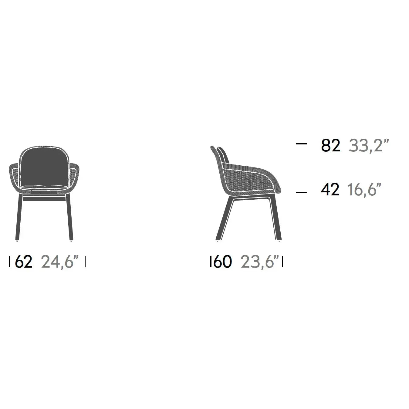 Vimini - Dining Armchair | Kettal | JANGEORGe Interior Design