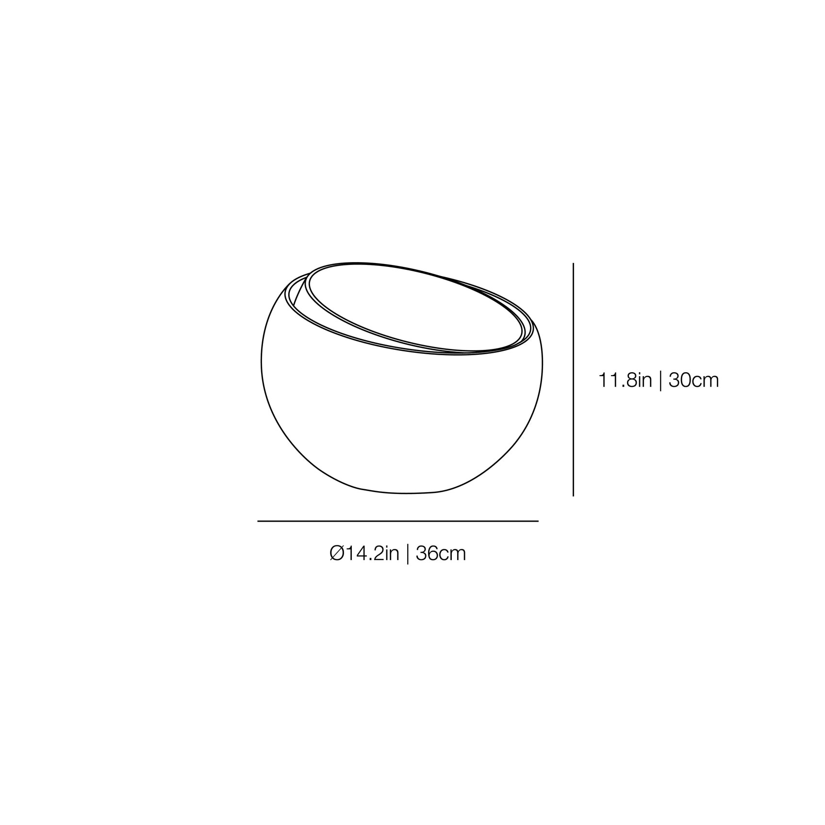 Boule Grande Bowl | Kose Milano | JANGEORGe Interior Design