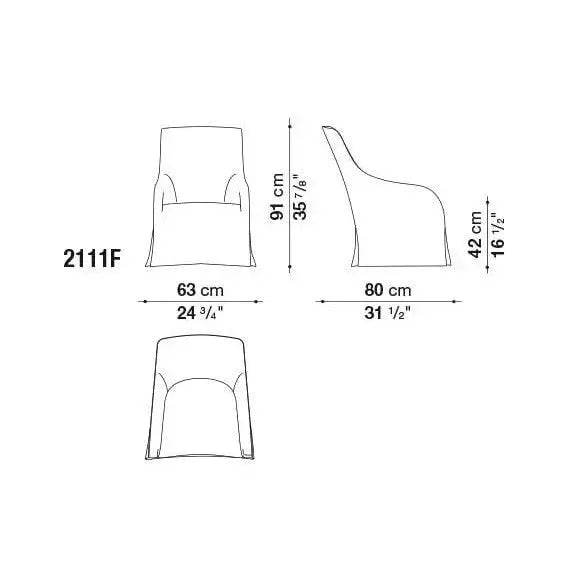 Agathos Armchair | Maxalto | JANGEORGe Interior Design