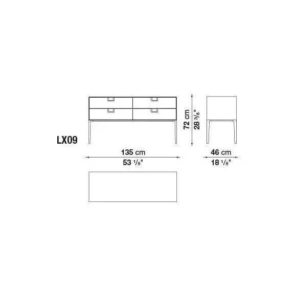 Alcor Consoles Storage Unit | Maxalto | JANGEORGe Interior Design