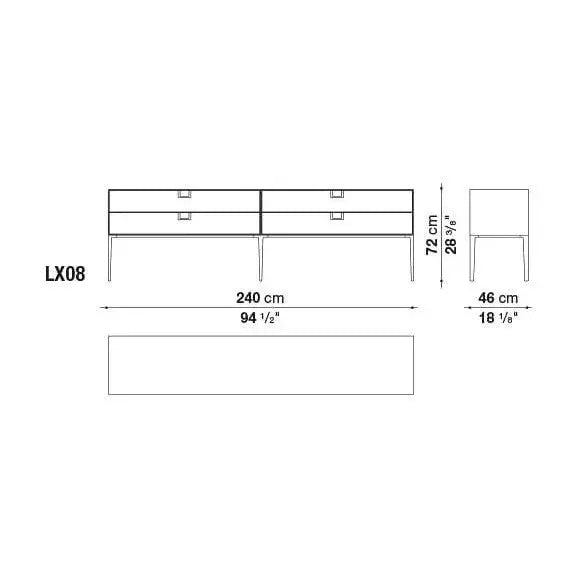 Alcor Consoles Storage Unit | Maxalto | JANGEORGe Interior Design