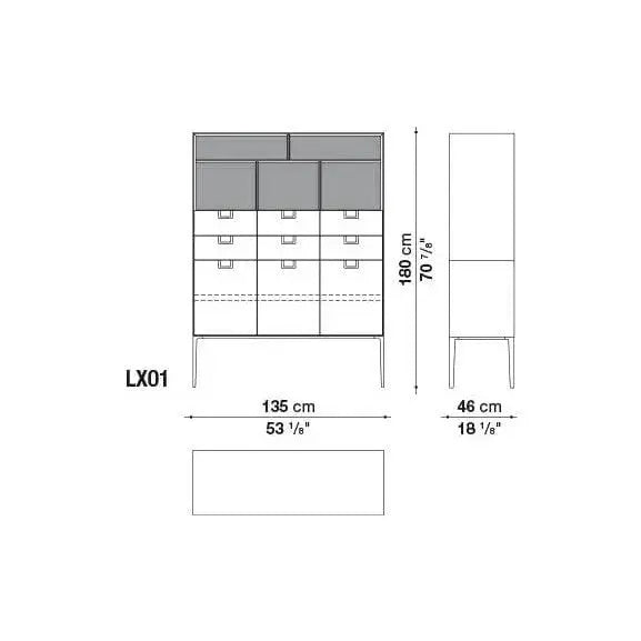 Alcor Storage Unit | Maxalto | JANGEORGe Interior Design