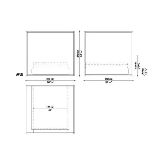 Alcova Bed | Maxalto | JANGEORGe Interior Design