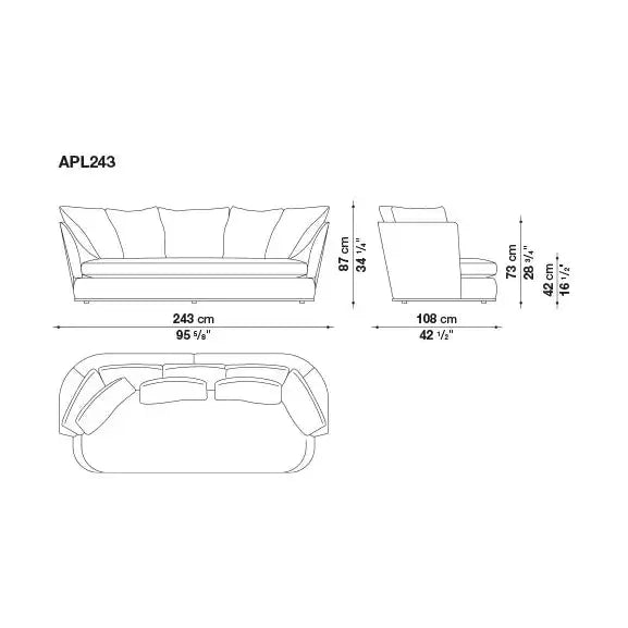 Apollo Sofa | Maxalto | JANGEORGe Interior Design