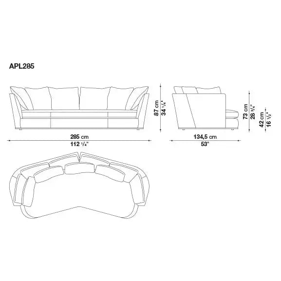 Apollo Sofa | Maxalto | JANGEORGe Interior Design