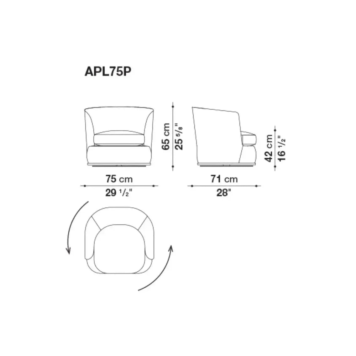 Apollo Armchair | Maxalto | JANGEORGe Interior Design