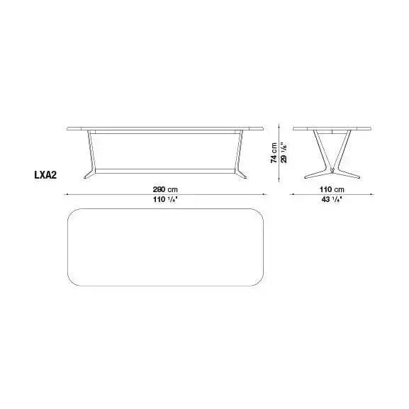 Astrum Table | Maxalto | JANGEORGe Interior Design