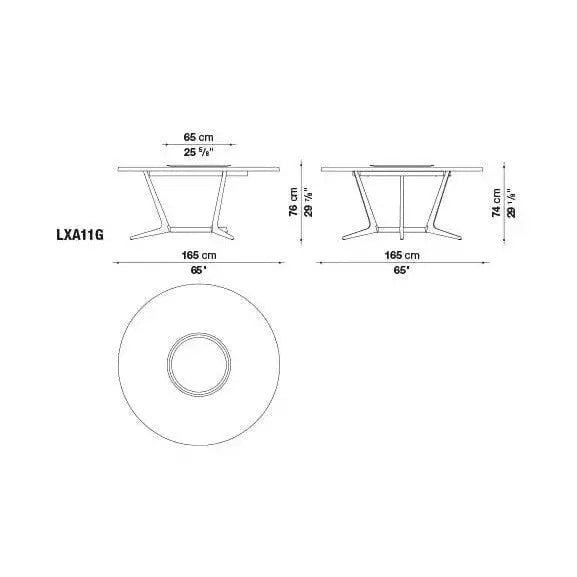 Astrum Table | Maxalto | JANGEORGe Interior Design