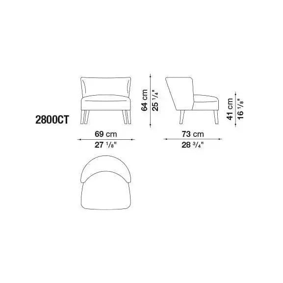 Febo Armchair | Maxalto | JANGEORGe Interior Design