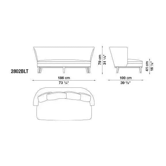 Febo Sofa | Maxalto | JANGEORGe Interior Design