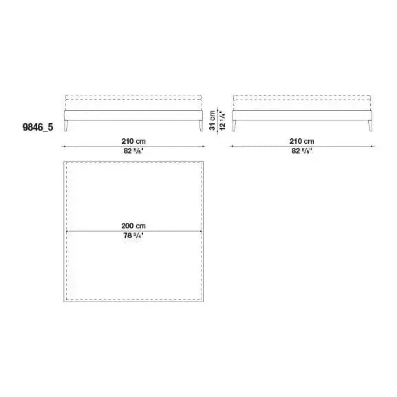 Filemone - Ovidio Bed | Maxalto | JANGEORGe Interior Design