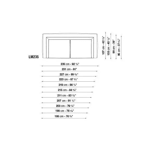 Lucrezia "To Size" Sofa | Maxalto | JANGEORGe Interior Design