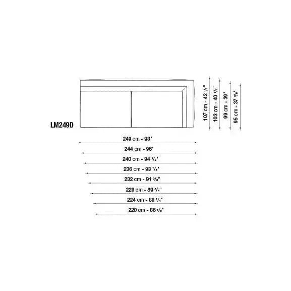 Lucrezia "To Size" Sofa | Maxalto | JANGEORGe Interior Design