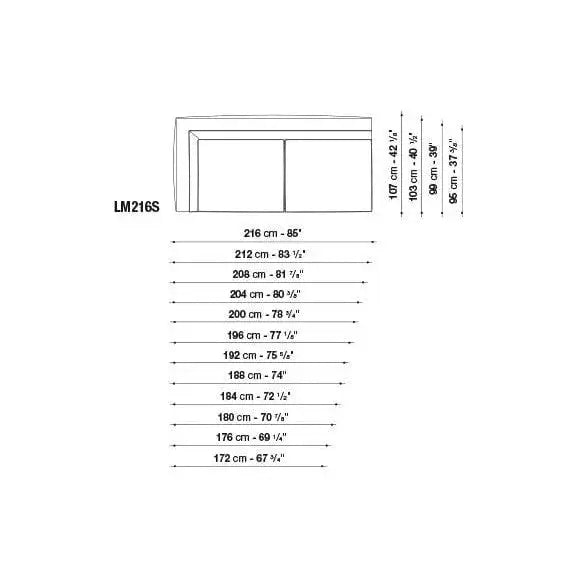 Lucrezia "To Size" Sofa | Maxalto | JANGEORGe Interior Design