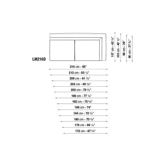 Lucrezia "To Size" Sofa | Maxalto | JANGEORGe Interior Design