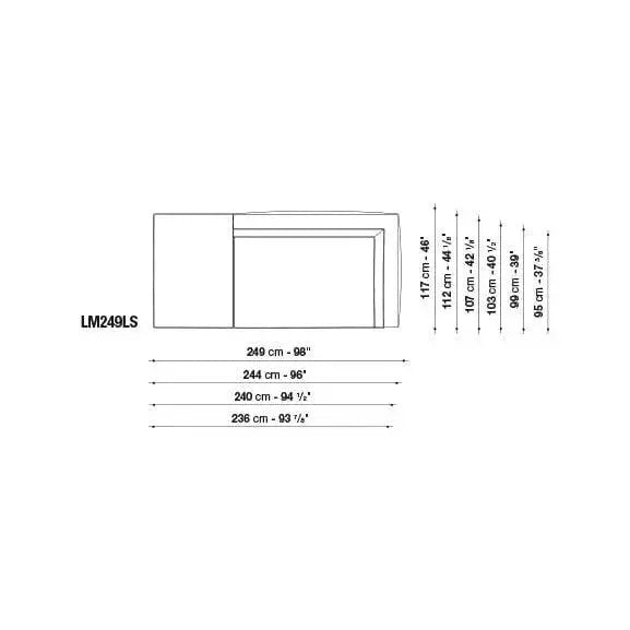 Lucrezia "To Size" Sofa | Maxalto | JANGEORGe Interior Design