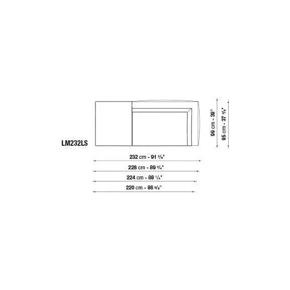 Lucrezia "To Size" Sofa | Maxalto | JANGEORGe Interior Design
