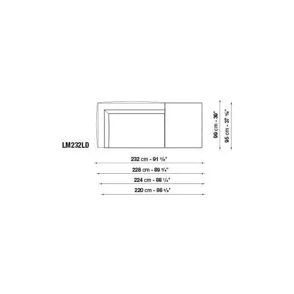 Lucrezia "To Size" Sofa | Maxalto | JANGEORGe Interior Design