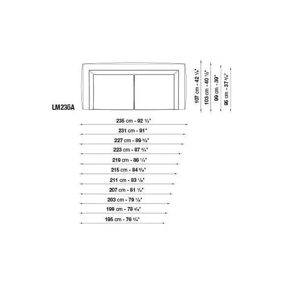 Lucrezia "To Size" Sofa | Maxalto | JANGEORGe Interior Design