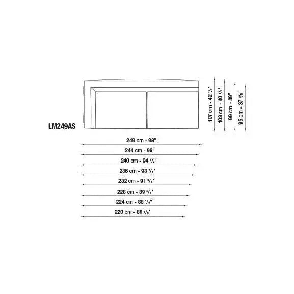 Lucrezia "To Size" Sofa | Maxalto | JANGEORGe Interior Design
