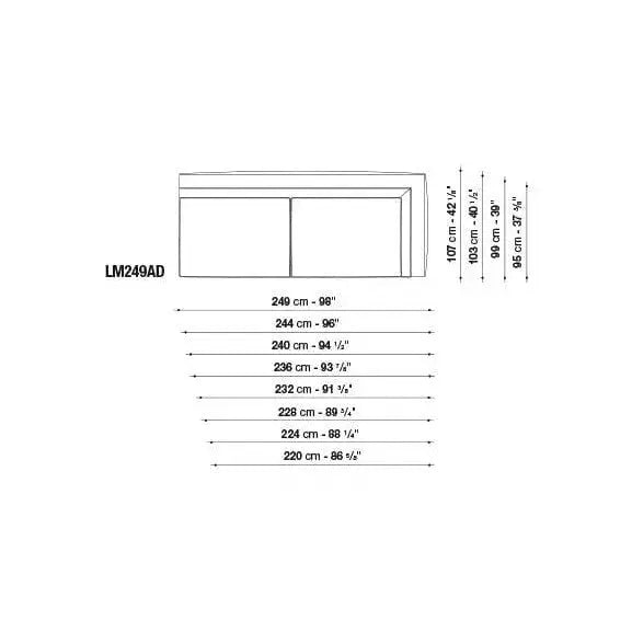 Lucrezia "To Size" Sofa | Maxalto | JANGEORGe Interior Design