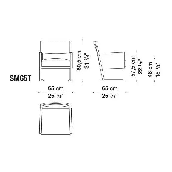 Musa Armchair | Maxalto | JANGEORGe Interior Design