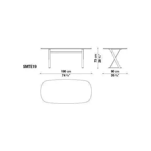 Pathos Table | Maxalto | JANGEORGe Interior Design