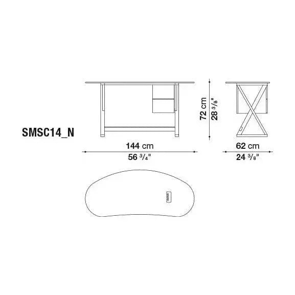 Sidus Writing desk | Maxalto | JANGEORGe Interior Design