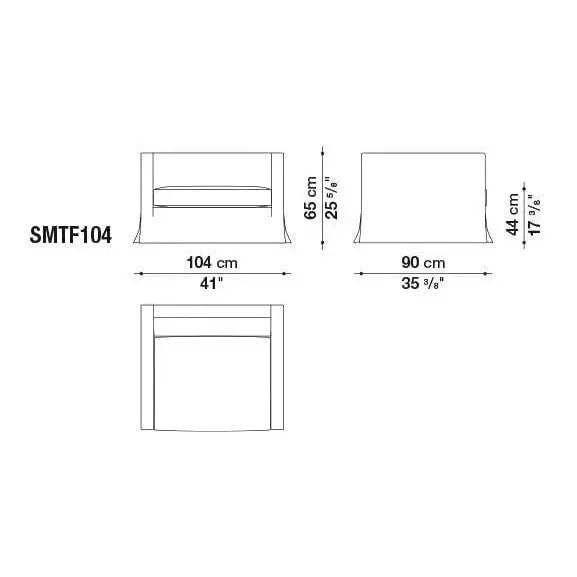 Simpliciter F Armchair | Maxalto | JANGEORGe Interior Design