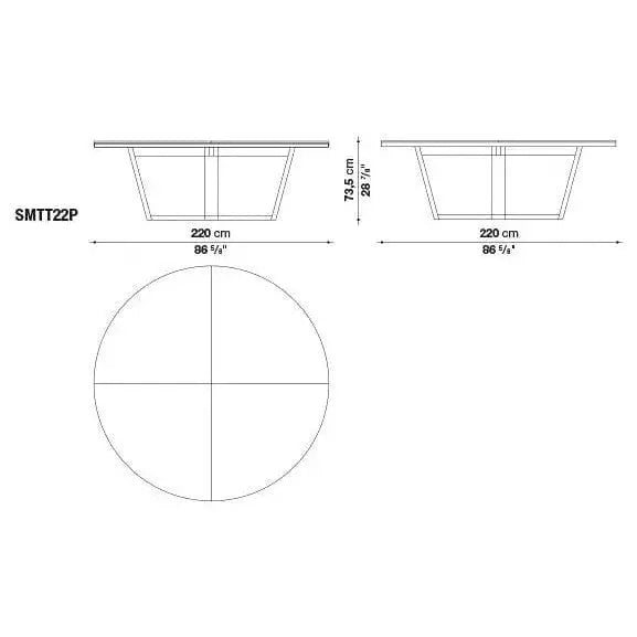 Xilos Table | Maxalto | JANGEORGe Interior Design