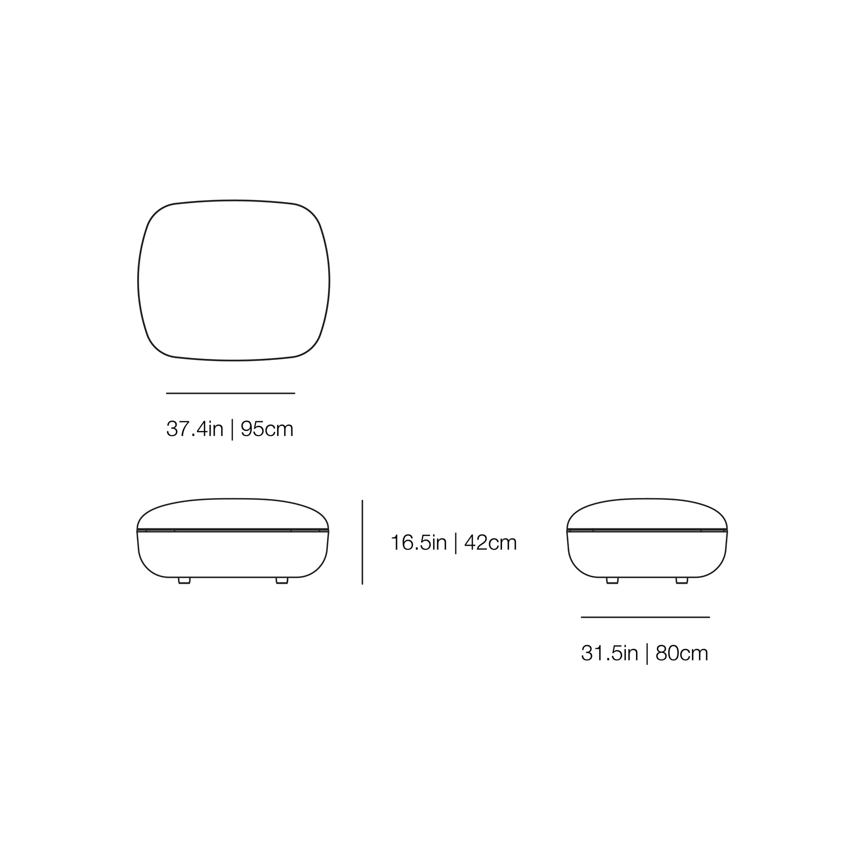 Bart Footstool | Moooi | JANGEORGe Interior Design