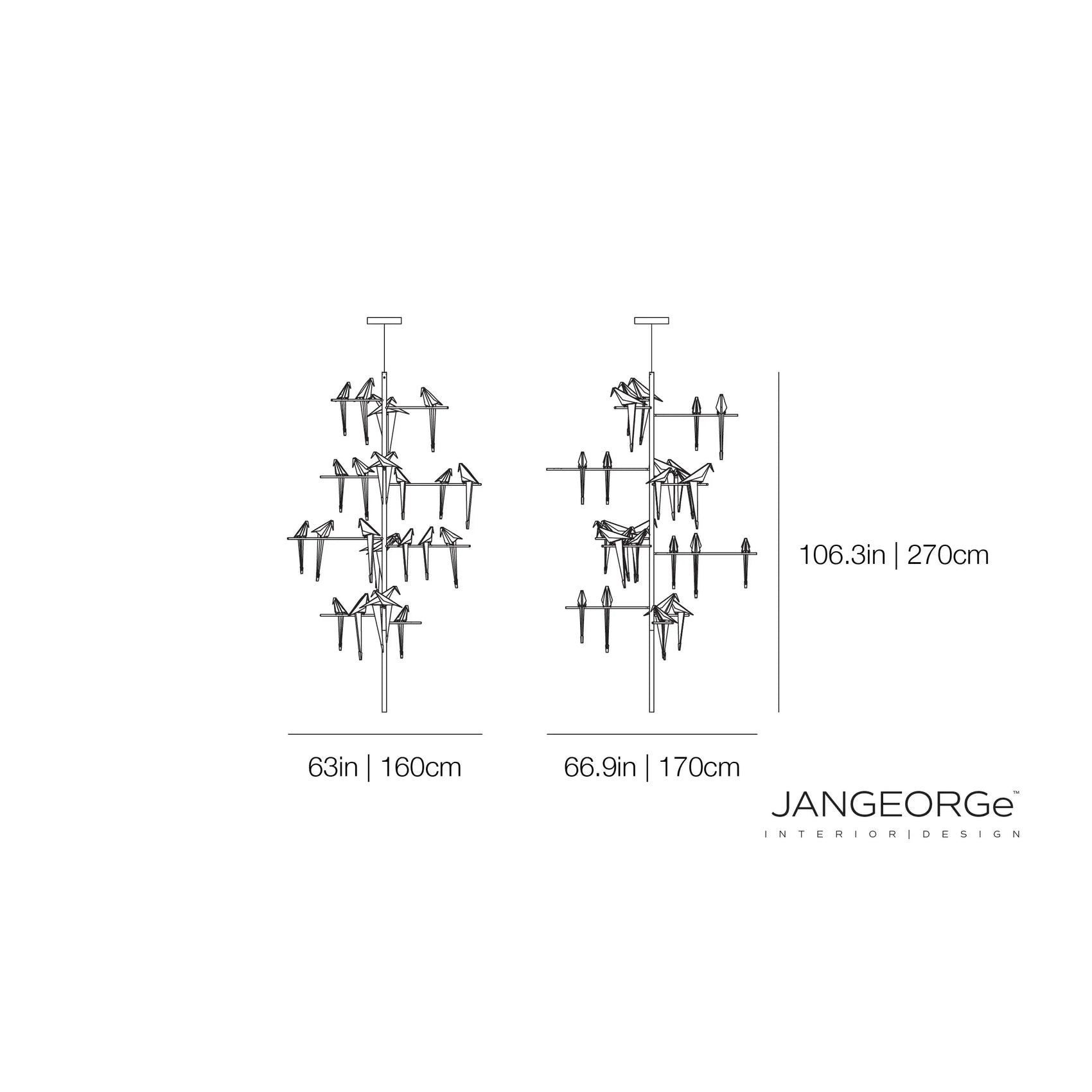 Perch Light Tree Suspension Lamp | Moooi | JANGEORGe Interior Design