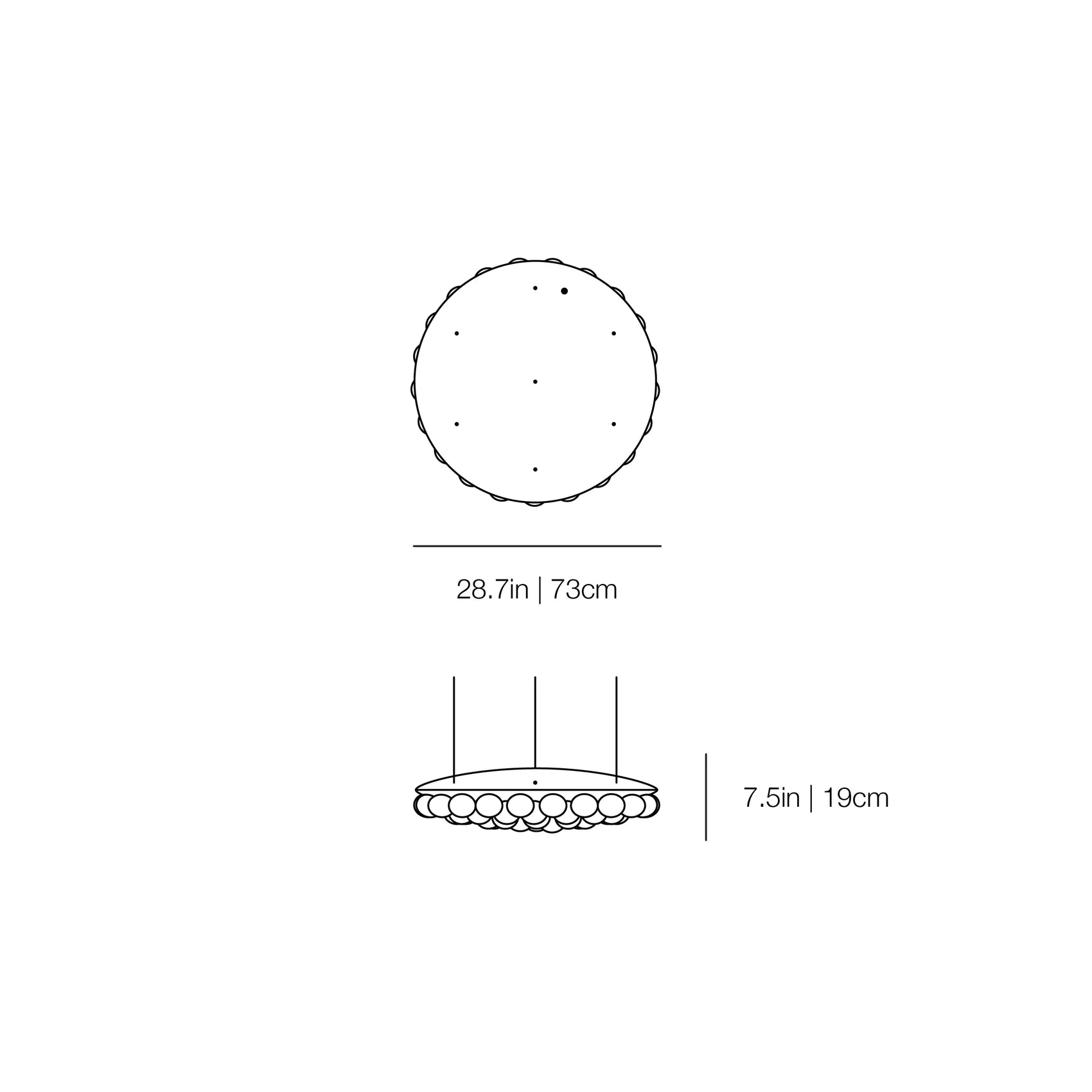 Prop Light Round Single Suspension Lamp | Moooi | JANGEORGe Interior Design