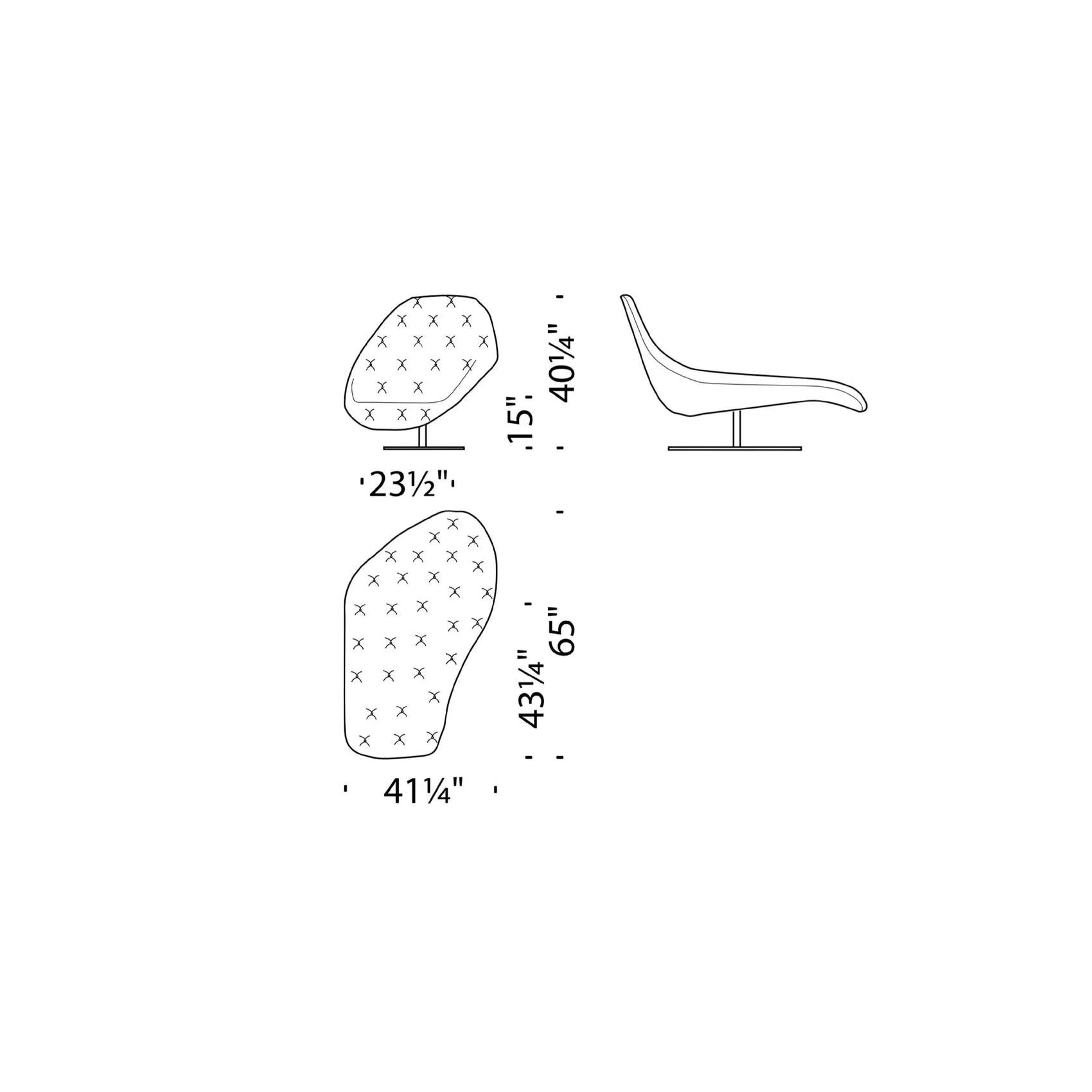 Bohemian Chaise Longue | Moroso | JANGEORGe Interior Design