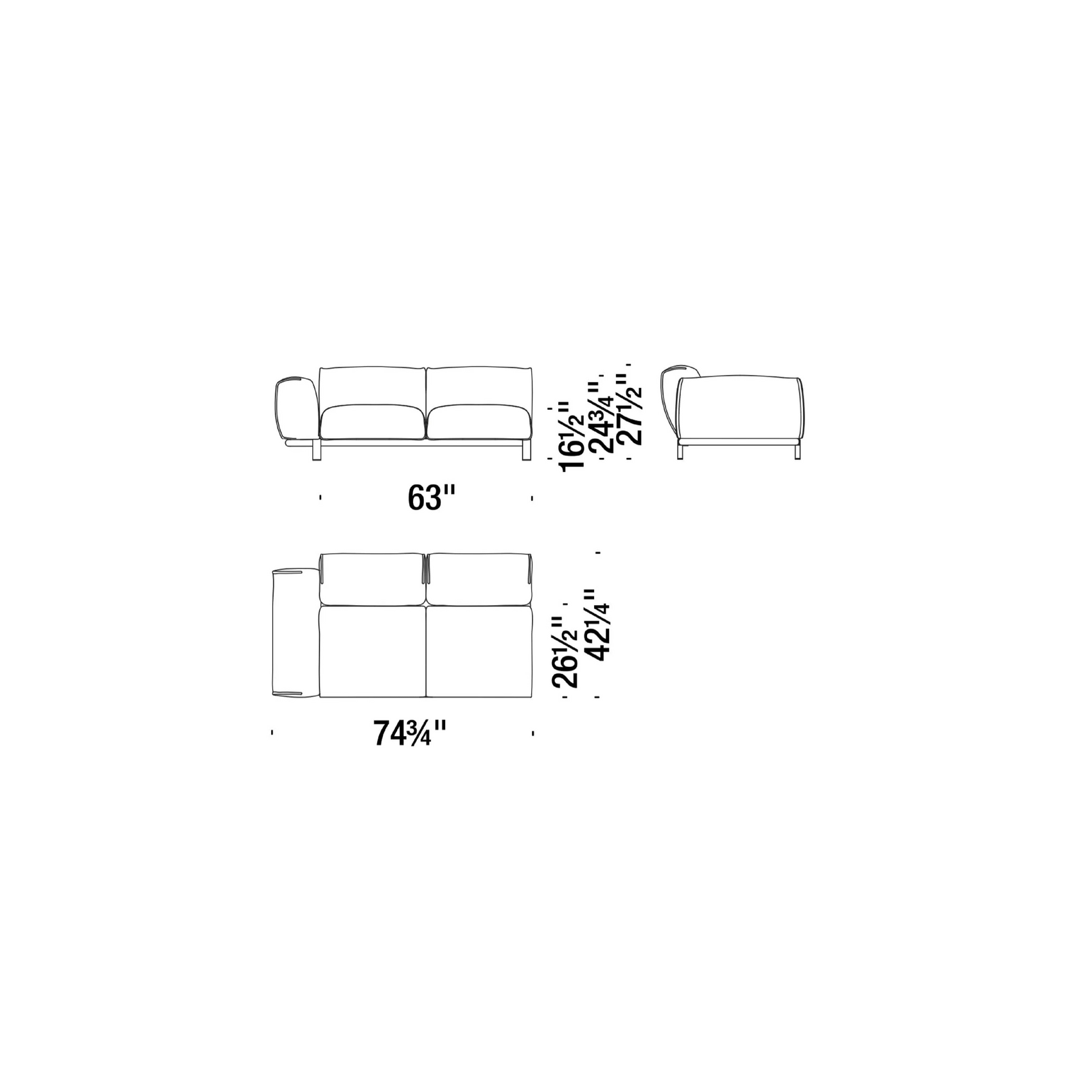 Bold Sofa | Moroso | JANGEORGe Interior Design