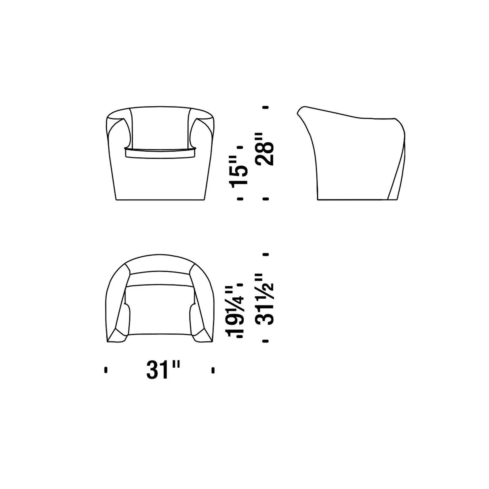 Panna Chair Armchair | Moroso | JANGEORGe Interior Design