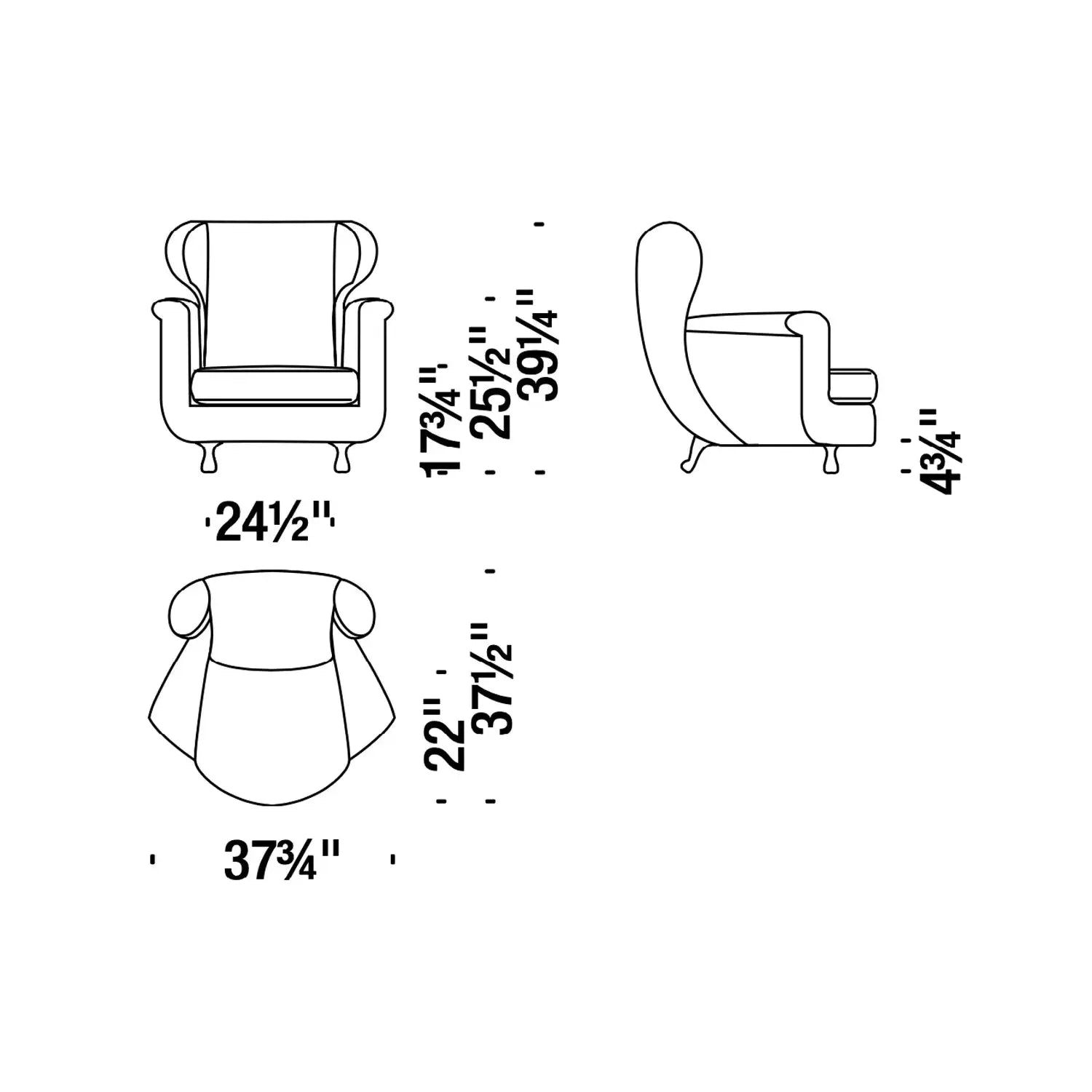 Papy Bergere Armchair | Moroso | JANGEORGe Interior Design