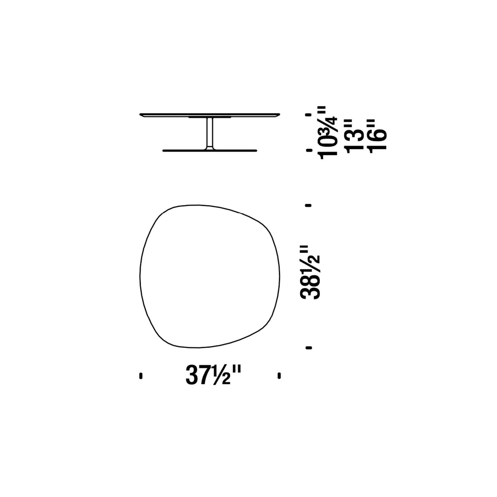 Phoenix - Low Table with Metal Base and Laminam Top - JANGEORGe Interiors & Furniture
