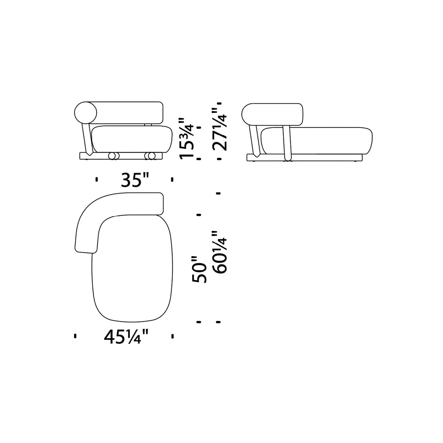 Pipe Chaise Longue | Moroso | JANGEORGe Interior Design