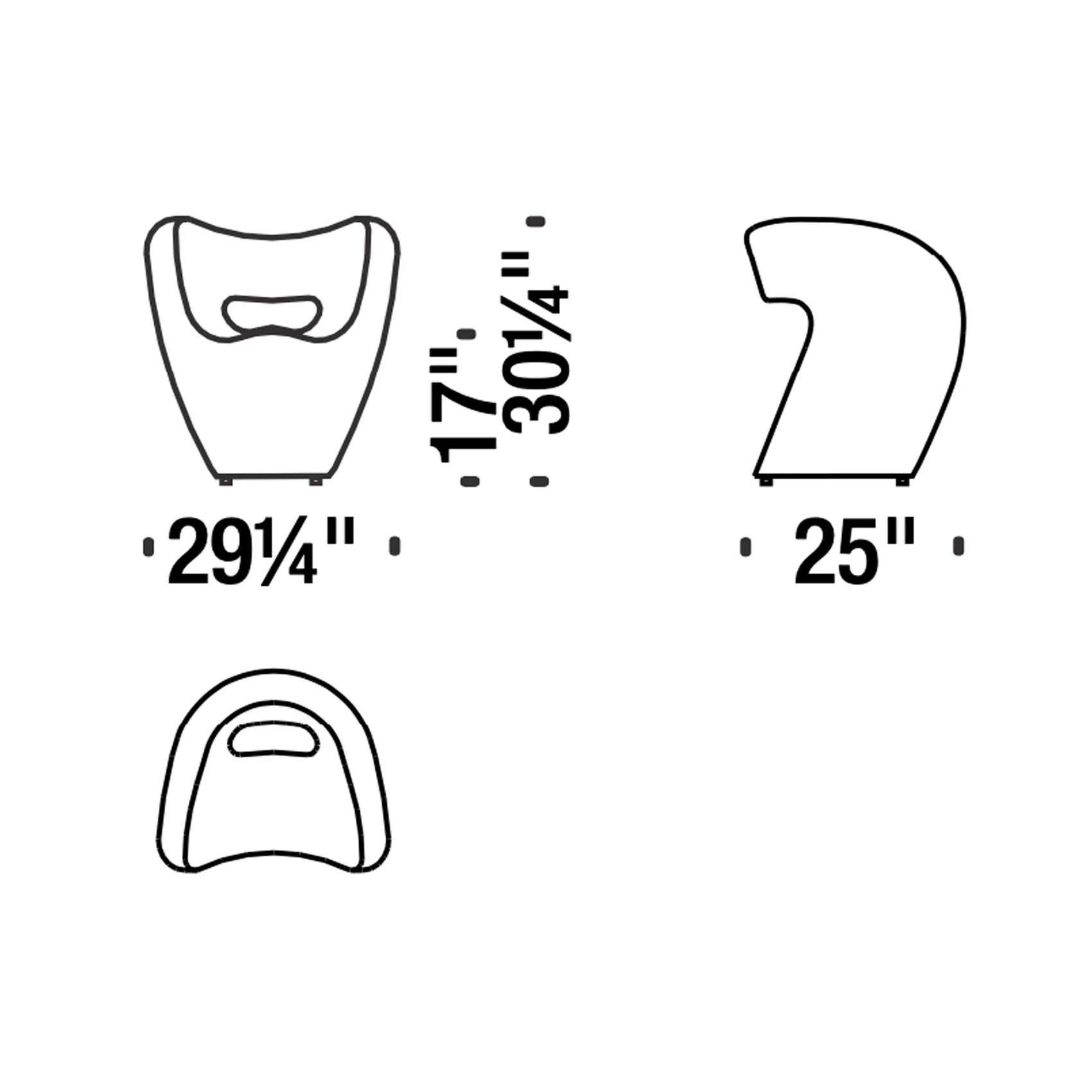 Victoria and Albert Small Chair | Moroso | JANGEORGe Interior Design