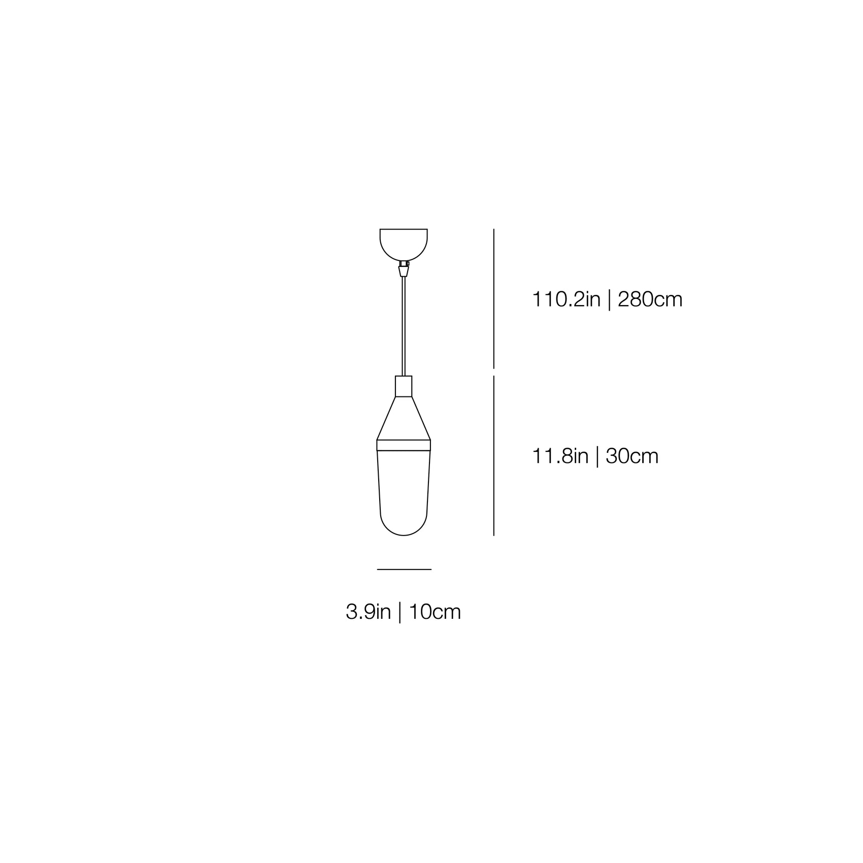 Niwa 1180 - Suspension Lamp | Oluce | JANGEORGe Interiors & Furniture