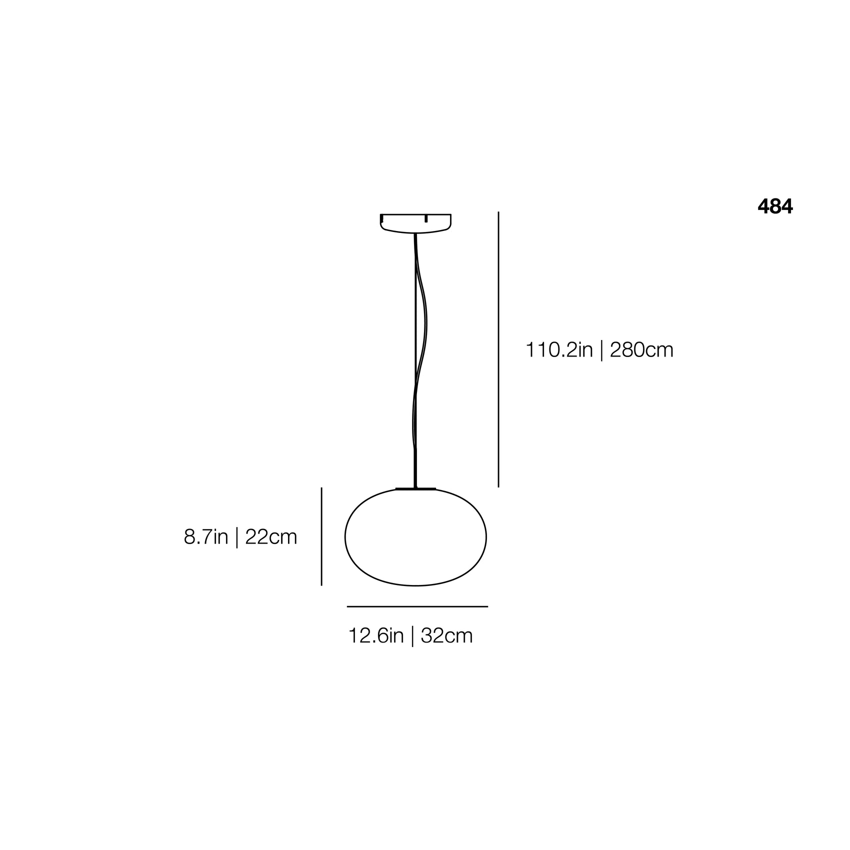 Recuerdo 484 - Suspension Lamp | Oluce | JANGEORGe Interiors & Furniture