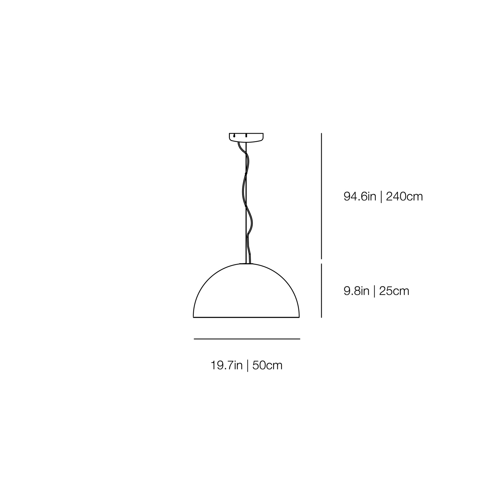 Sonora 408 - Suspension Lamp | Oluce | JANGEORGe Interiors & Furniture