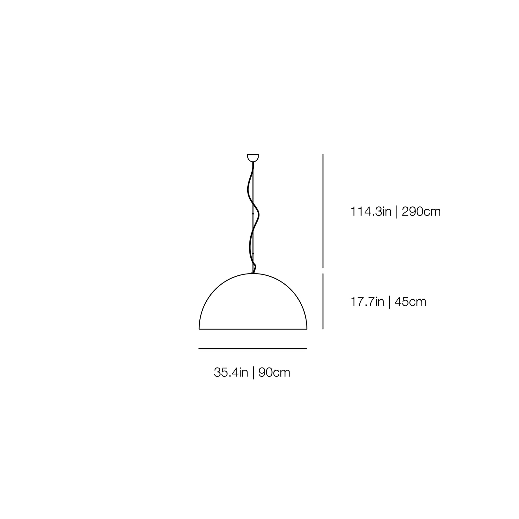 Sonora 490 OR - Suspension Lamp | Oluce | JANGEORGe Interiors & Furniture