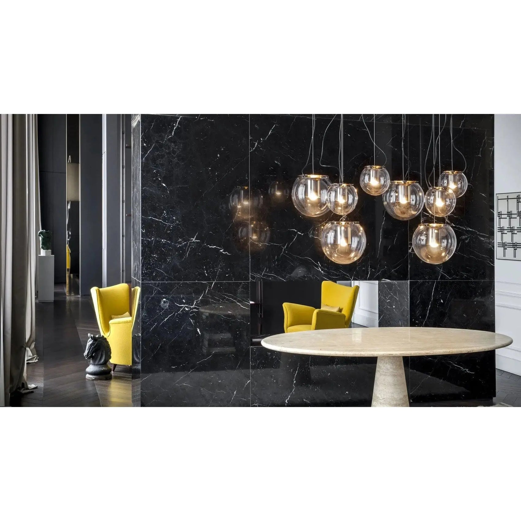 The Globe 828 OR - Supension Lamp | Oluce | JANGEORGe Interiors & Furniture