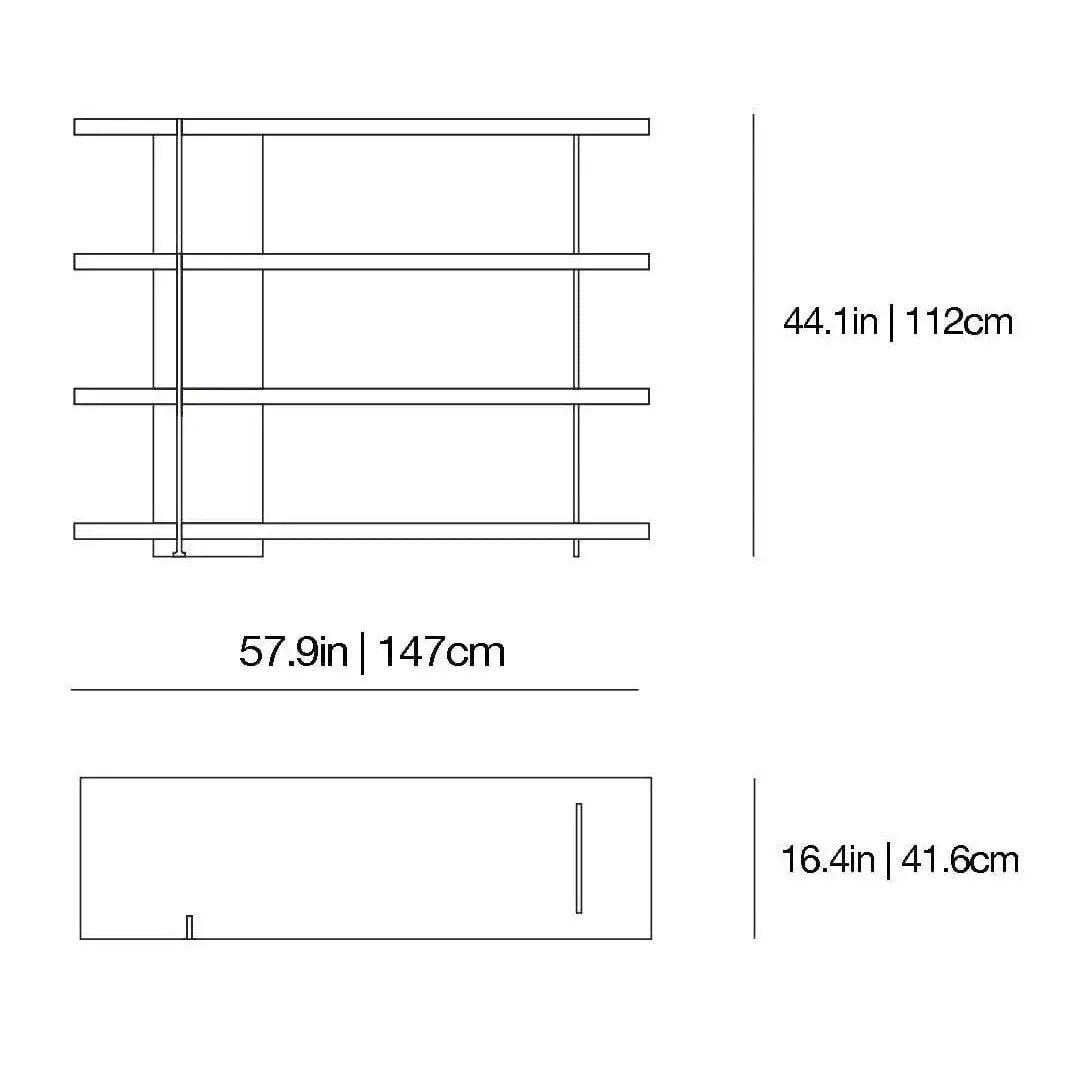 Bristol Bookshelves | Poliform | JANGEORGe Interior Design