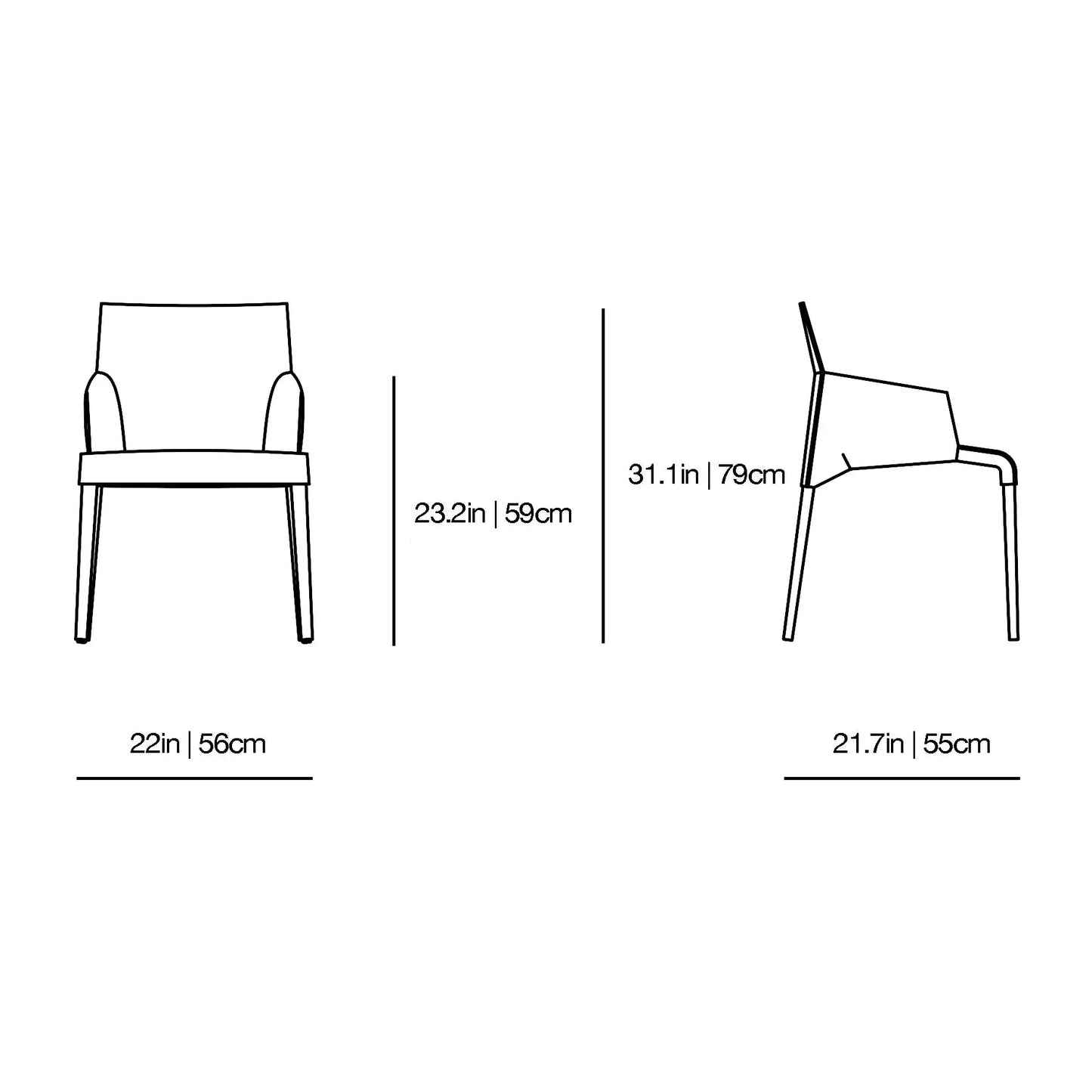 Seattle - Chair | Poliform | JANGEORGe Interior Design