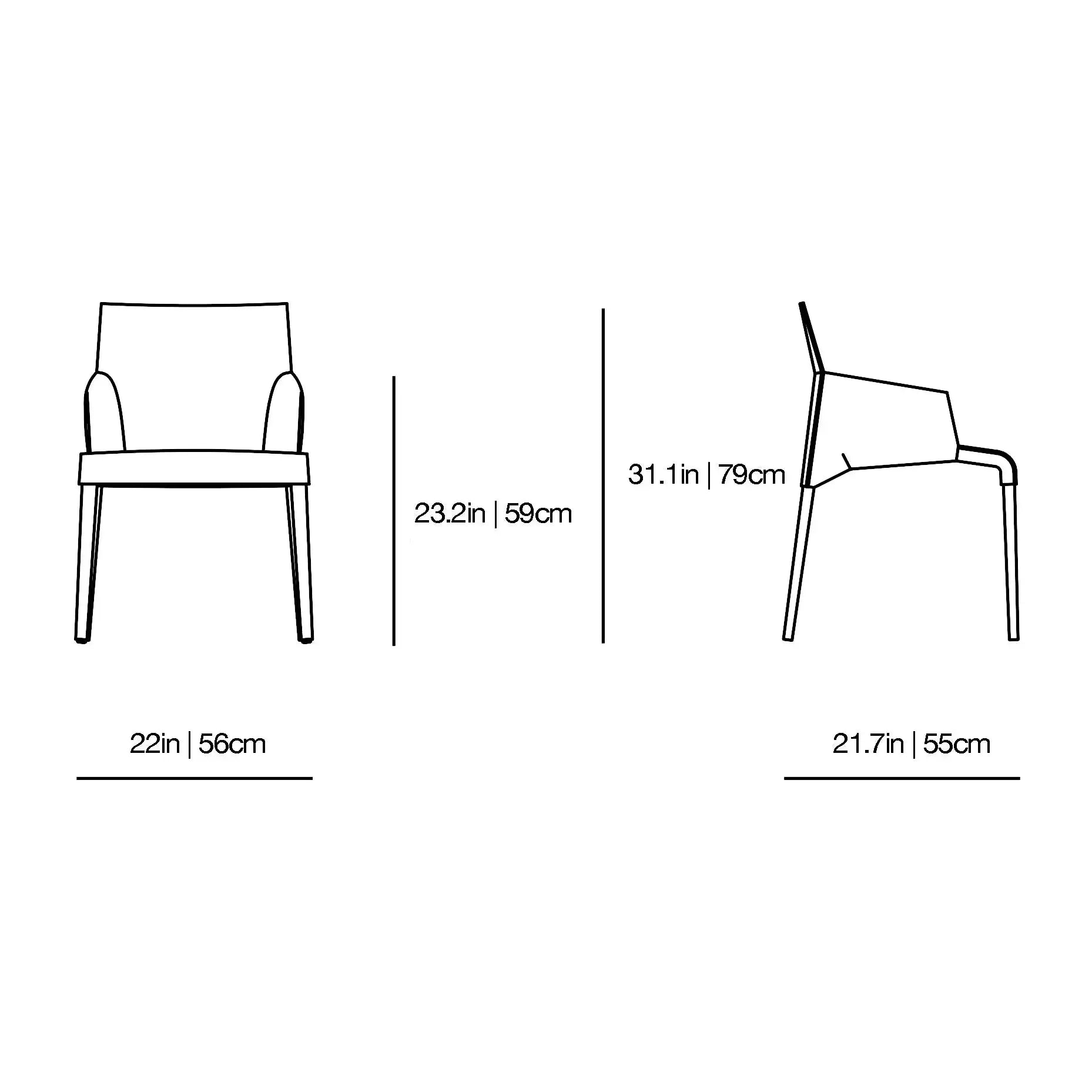 Seattle - Chair | Poliform | JANGEORGe Interior Design